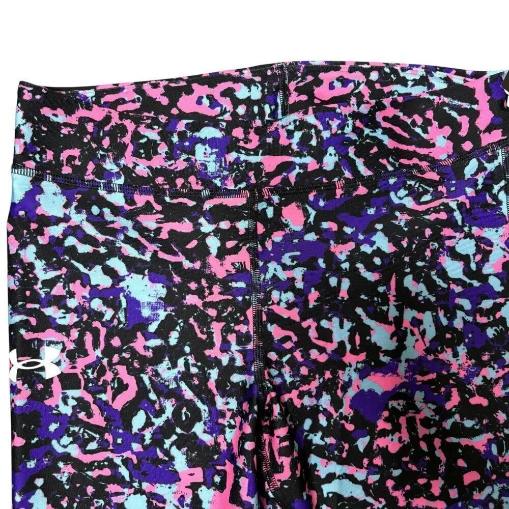Under Armour Splatter Print Legging Girls Size YXL NEW